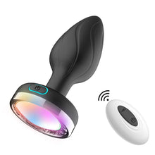 Load image into Gallery viewer, Glow In The Dark Wireless Remote Control Anal Plug Vibrator Masturbation Silicone Luminous Anal Plug Female Masturbator Aliexpress Amazon