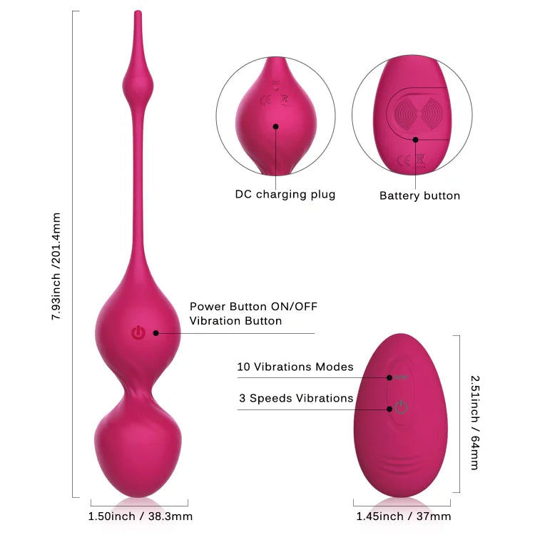 G-spot Stimulation Clitoris Vaginal Kegel Ball Vibrator Female Masturbator For Women