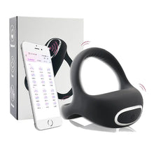 Load image into Gallery viewer, Vajra Circle App Remote Control Vibrating Penis Ring