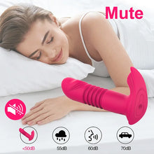 Load image into Gallery viewer, Remote Control Telescopic Dildo Clit Massager G-spot Vaginal Stimulator