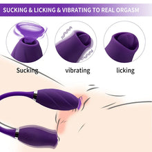 Load image into Gallery viewer, New Women&#39;s Sucking Vibrating Egg Hopping Rose Clitoris Masturbation Vibrator