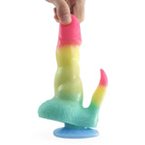 Double Sizes Dildo Colorful Penis For Couple Masturbation Adult Sex Toy