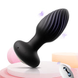 2 in 1 Butt Plug with 7 Rotating and Vibrating Modes Anal Vibrator