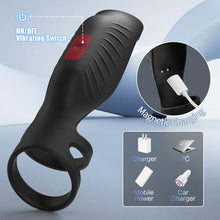 Load image into Gallery viewer, Thrust Enhancer - 2 IN 1 Vibrating Penis Sleeve