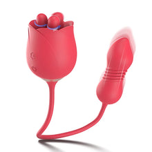 Load image into Gallery viewer, Rose G Spot Clitoral Tongue Vibrator For Women