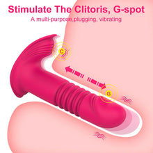 Load image into Gallery viewer, Remote Control Telescopic Dildo Clit Massager G-spot Vaginal Stimulator