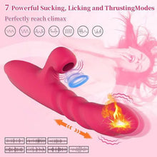 Load image into Gallery viewer, Sucking Licking Heating Thrusting Vibrator