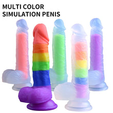 Load image into Gallery viewer, Transparent Penis Realistic Dildo