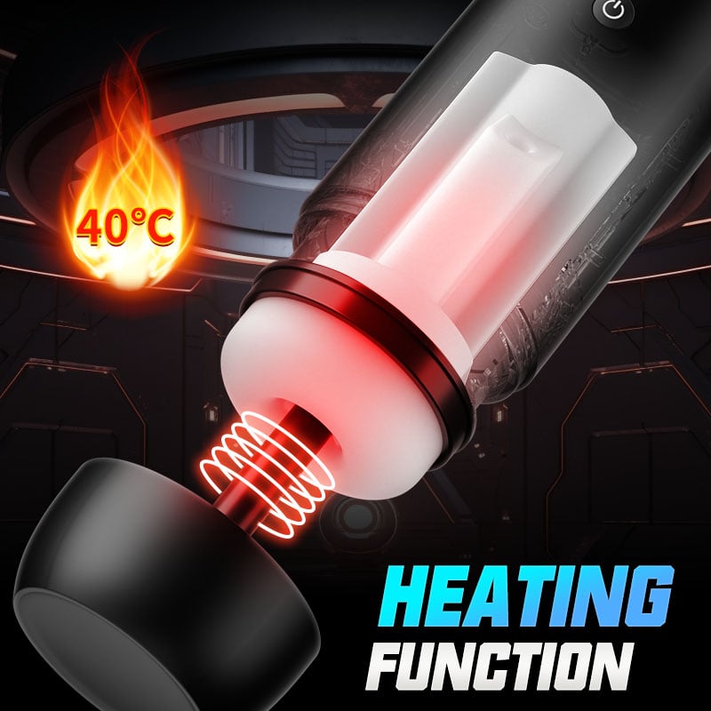 4 Thrusting 4 Suction 10 Vibration Heating Function Masturbator Cup