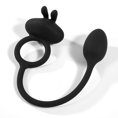 Vibrating Cockring Anal Clitoral Stimulation for Couples