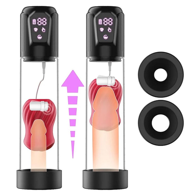 Alexander 7 Vibrating & 5 Sucking Penis Pump Vacuum Suction Male Penis Extender