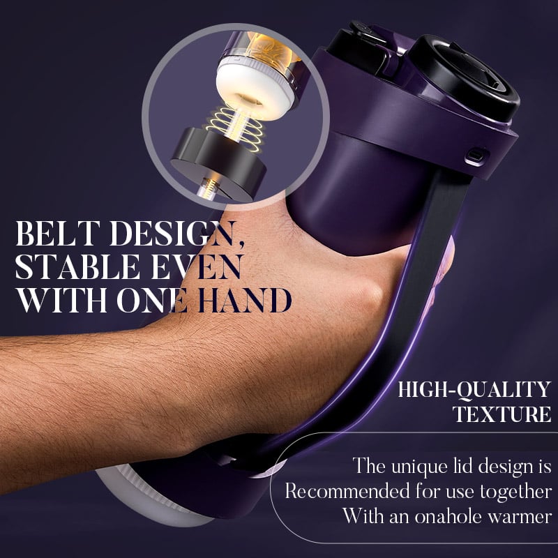 Purple Driver 7 Thrusting Stable Belt Design Male Stroker