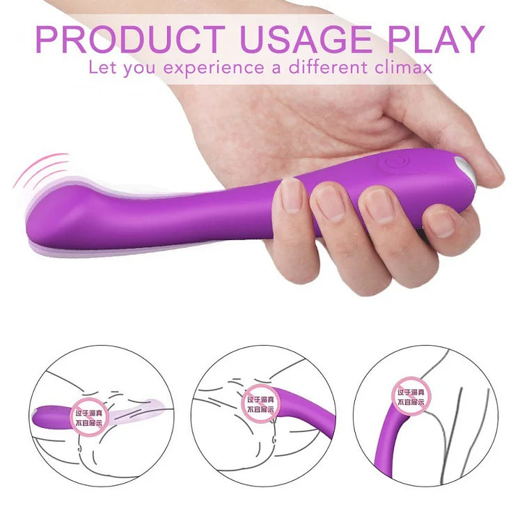 Adult Sex Products Vibrator For Female Sex Appeal 9-frequency Strong Shock Av Vibration Massage Stick