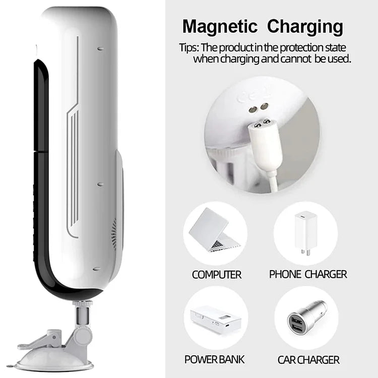 Automatic Telesopic Vibrating Male Masturbation Device