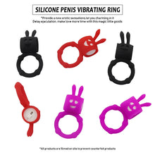 Load image into Gallery viewer, Penis Vibrator Ring Delay Ejacualtion Clitoris Stimulation Cock Vibrating Ring