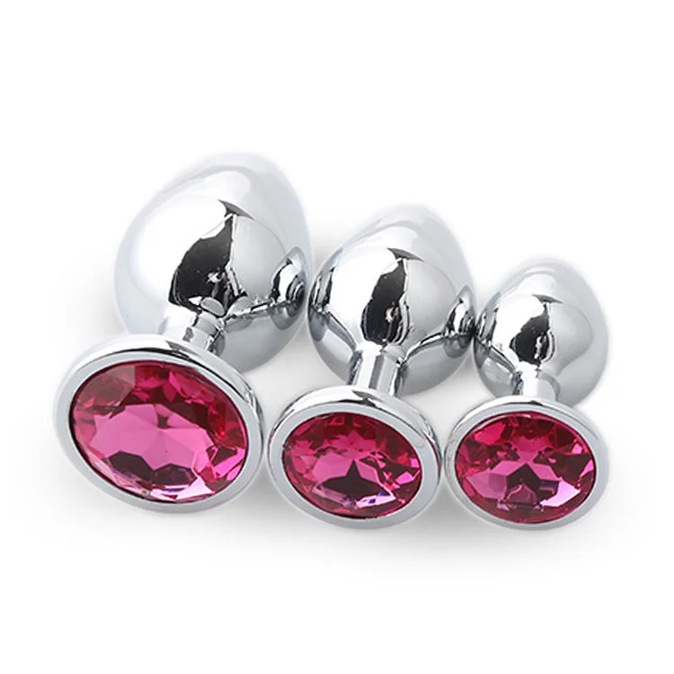 Adult Sex Toy Gem Anal Plug Set