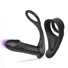 Load image into Gallery viewer, Fighter Set - Remote Controlled Prostate Massager &amp; Cock Ring