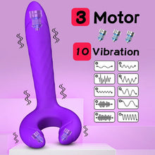 Load image into Gallery viewer, G-spot Rabbit Waterproof Rechargeable Dildo