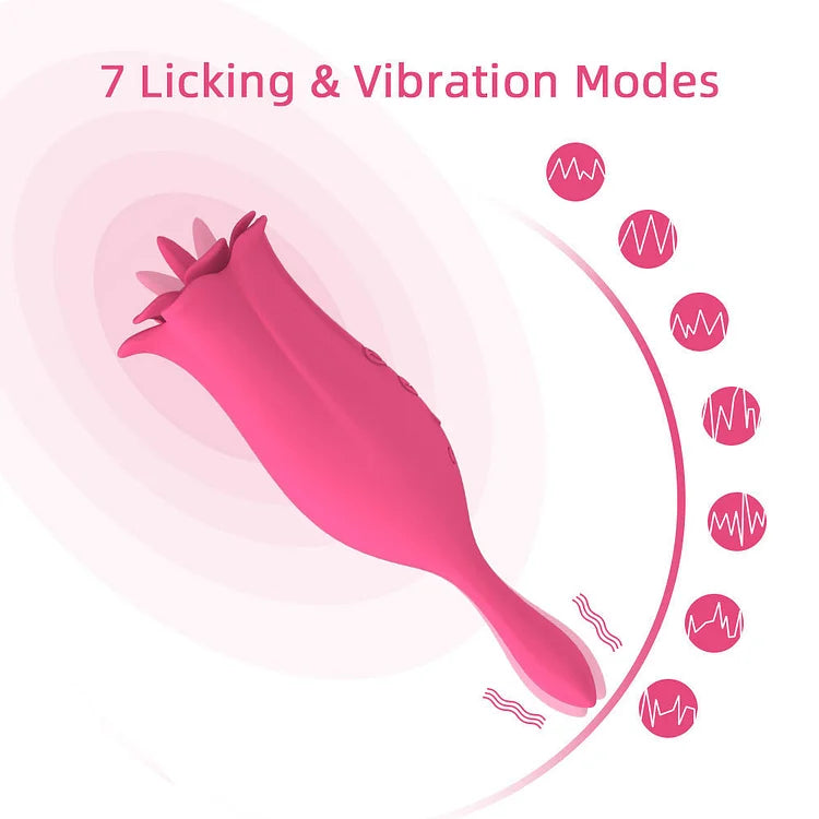 Night Lily Tongue Licking Vibrator