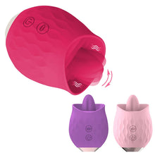 Load image into Gallery viewer, Rose Toy Vibrator For Wome Clitoral Tongue Licking Vibrator