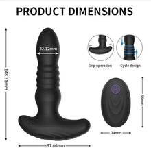 Load image into Gallery viewer, Wireless Remote Telescopic Vibrating Butt Plug Anal Sex Toys Prostate Massager