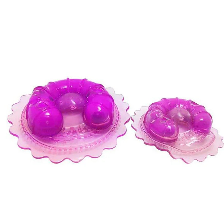 Vibrating Nipple Cover Silicone Breast Massager