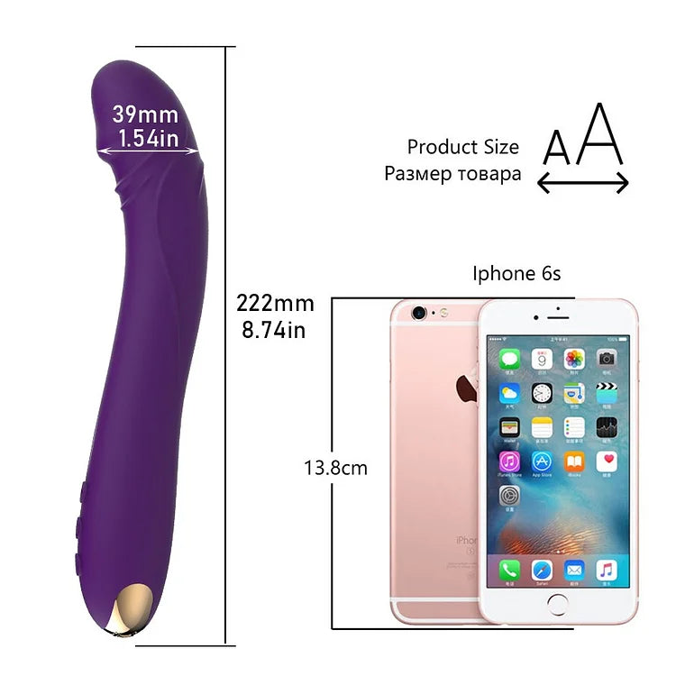 7-Frequency G-spot Realistic Dildo Vibrator