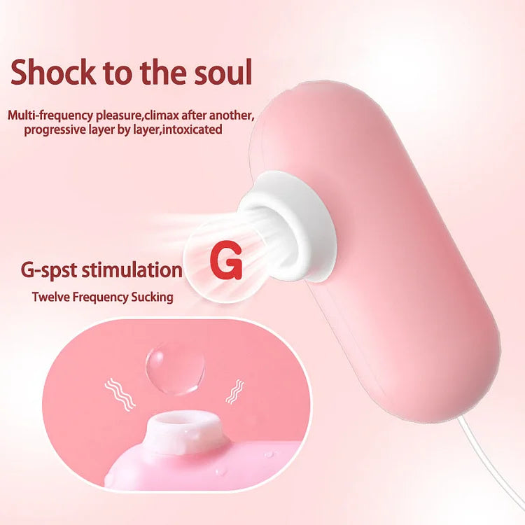 Flirting Egg Female Masturator Tongue Lick Double Shock Fun Jumping Egg Usb Female Adult Toy Fun Supplies