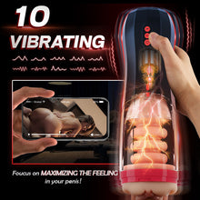 Load image into Gallery viewer, Lifelike Automatic 5 Thrusting 10 Vibrating Vocable Masturbation Cup