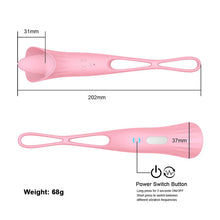 Load image into Gallery viewer, Ballerina Vibrator Vacuum Suction Tongue Licking Vibrator