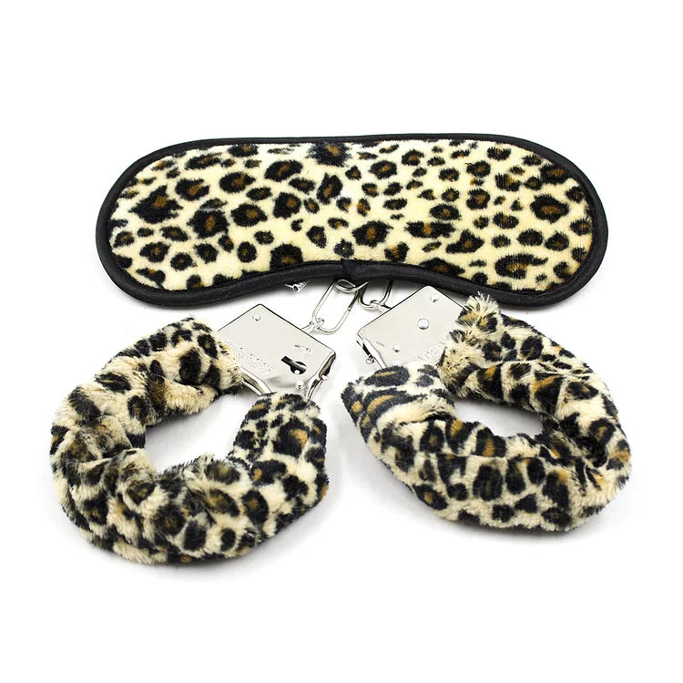 Leopard Print Bdsm Bondage Set Alternative Sex Toy