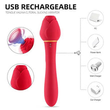 Load image into Gallery viewer, Rose Sex Toy Vibrator Clitoris Nipple Clit Sucker