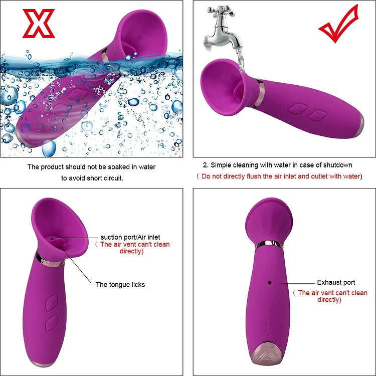 Clitoris Stimulator Sucking Vibrator with 10 Vibration