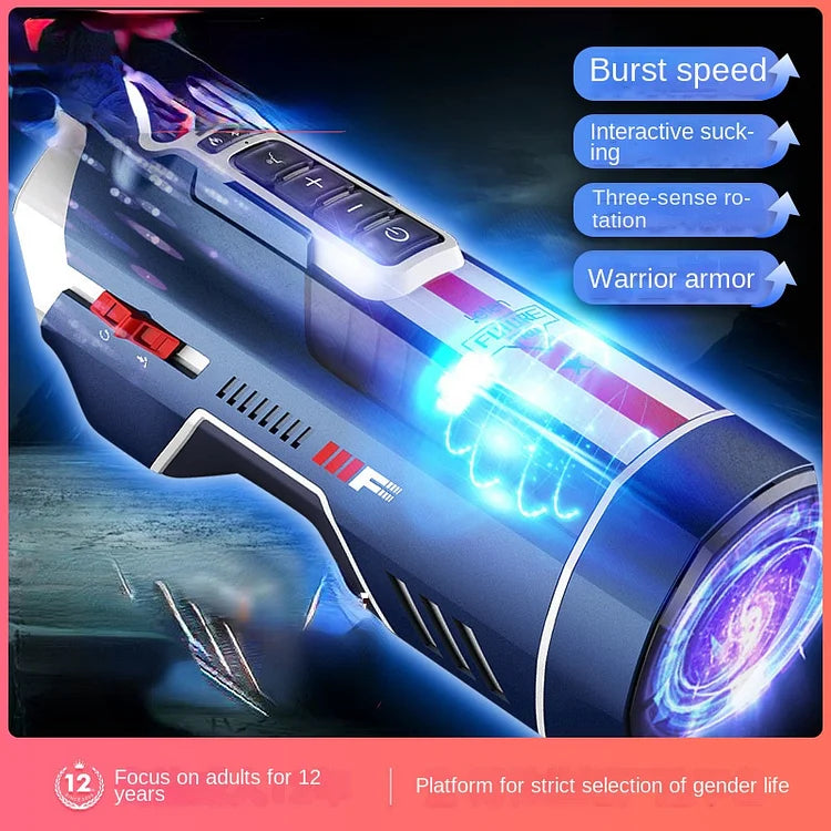 Thunder Future 708 Night Trek Phantom Speed Booster Aircraft Cup Automatic Male Warming Sounding Plug In Device