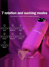 Load image into Gallery viewer, Male Masturbator Rotating Sucking Waterproof Blowjob Machine