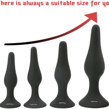 Load image into Gallery viewer, 4PCS Anal Plug Set Medical Silicone Sensuality Anal Toys