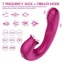 Load image into Gallery viewer, Devil Flower Sex Toys Sucking Dildo Vibrator For Women