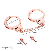 Load image into Gallery viewer, Bdsm Restraint Metal Handcuffs Sex Toys Sex Bondage Wrist Clamp Cosplay Slave