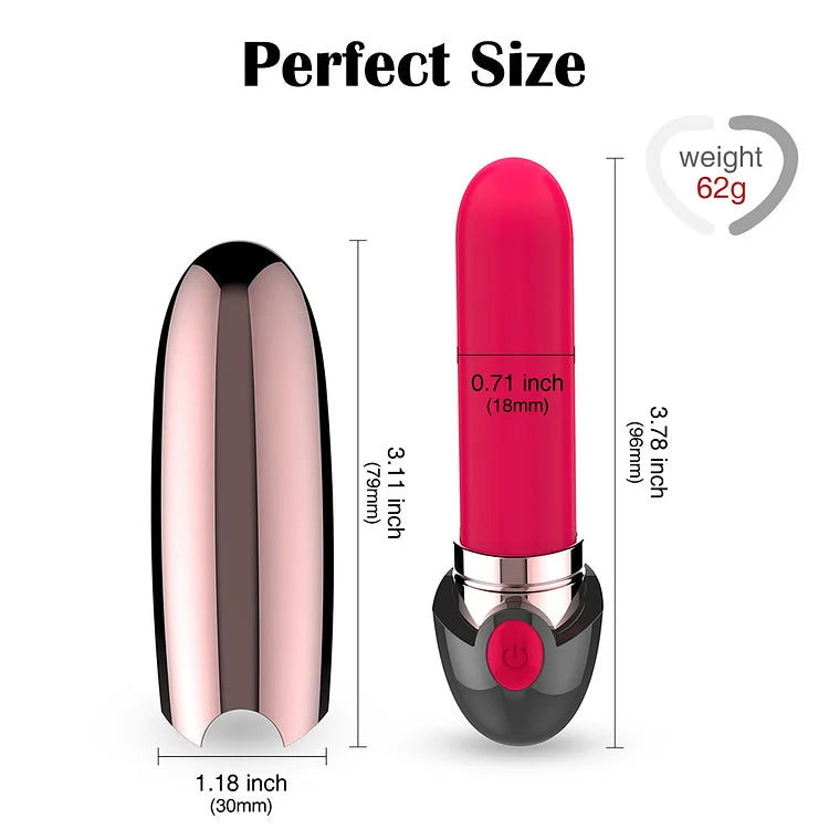 Female Lipstick Egg Skipping Wireless Powerful Vibration Masturbator Clitoris Fun