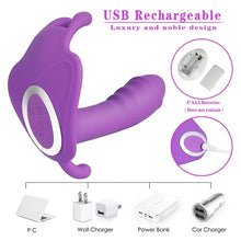 Load image into Gallery viewer, Women&#39;s Sex Toy App Wearing Butterfly Remote Control Masturbation Vibrator Egg Hopping Massager Wearing Penis