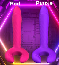 Load image into Gallery viewer, G-spot Rabbit Waterproof Rechargeable Dildo