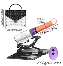 Load image into Gallery viewer, Handbag Gun Machine X5x7 Automatic Telescopic Simulation Penis Female Masturbator Adult Supplies Manufacturer Wholesale