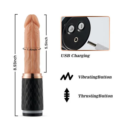 Yu Ji, Lang Ji, Simulation Mastic, Automatic Telescopic Gun, Women's Vibrating Rod, Massage, Masturbation, Investment Promotion, One Piece, Issued On Behalf