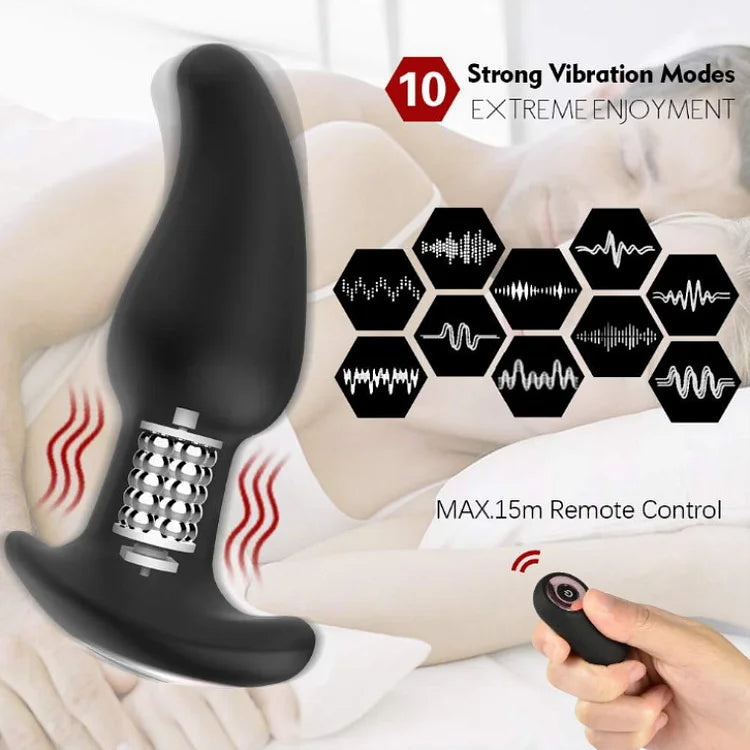 Adult Fun Products Anal Plug With Remote Control Vibration