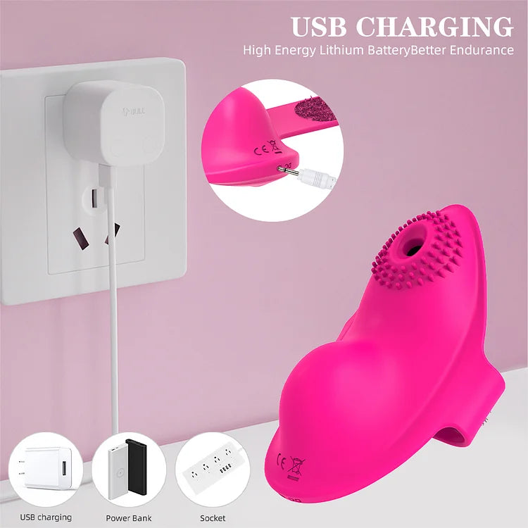 Velcro 3-in-1 Wireless Remote Control Invisible Panty Suction Vibrator