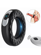 Load image into Gallery viewer, 1.6 Inch Wireless Remote Control 10 Frequency Vibration Cock Ring Waterproof