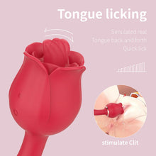 Load image into Gallery viewer, Rose Vibrator With Handle