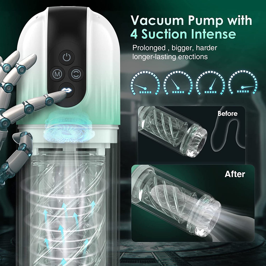 6 in 1 Automatic Male Masturbator & Penis Vacuum Pump