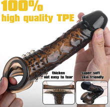 Load image into Gallery viewer, Dovelo Reusable Penis Sleeve Cock Extender / Condom - Clear