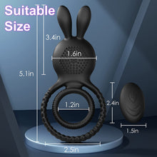 Load image into Gallery viewer, Rabbit Design Multiple Stimulation Penis Ring